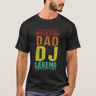 T-shirt Père mari Dj Légende Daddy Papa Papa