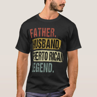 T-shirt Père mari légende Porto-Rico Porto Rico papa