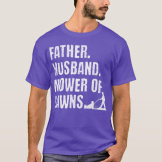 T-shirt Père Mari Mower De Pelouses drôle