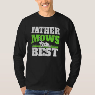 T-shirt Père Mows Best - Jardin Papa Pelouse Jardin