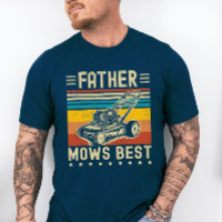 Père Mows Meilleur Drôle Maillot de pelouse papa V
