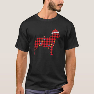 T-shirt Père Noël à carreaux de buffle Christmas Australia