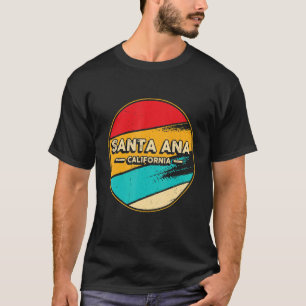 T-shirt Père Noël Ana California Retro Vintage Sunset État