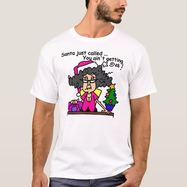 T-shirt Père Noël appelée (Devant)