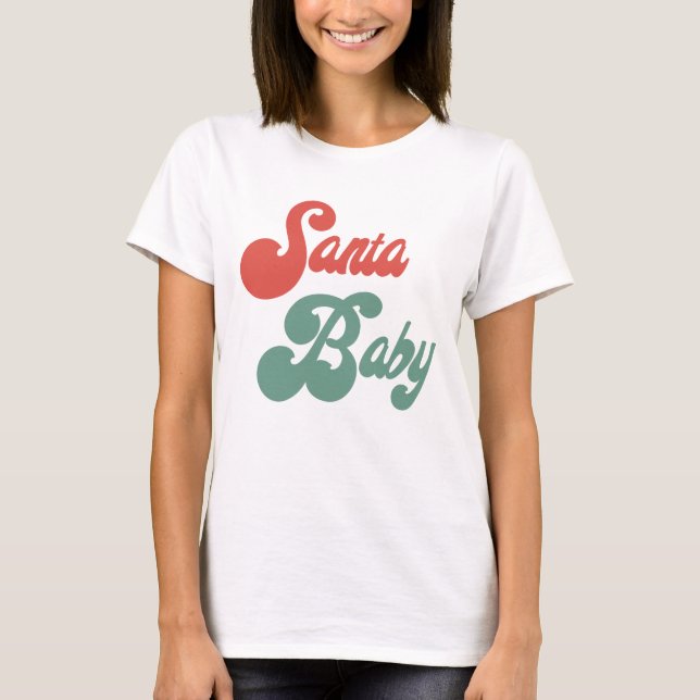 T-shirt Père Noël Baby (Devant)