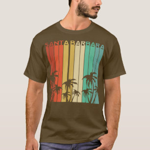 T-shirt Père Noël Barbara Beach California Surf Vintage Ca