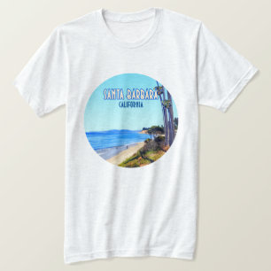 T-shirt Père Noël Barbara California Butterfly Beach Monte