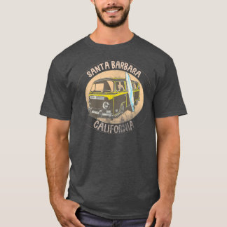 T-shirt Père Noël Barbara California Trendy Womens Graphic