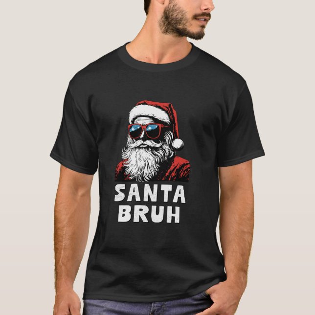 T-shirt Père Noël Bruh Rizzmas Noël Rizz Claus Charisma K (Devant)