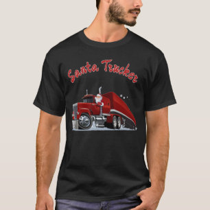 T-shirt Père Noël camionneur 