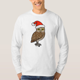 T-shirt Père Noël creusant le hibou