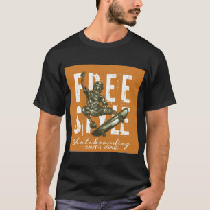 T-shirt père Noël Cruz, Cal Skeleton Skater