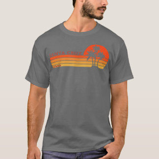 T-shirt Père Noël Cruz California Retro Sunset Vintage