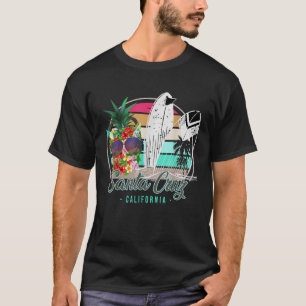 T-shirt Père Noël Cruz Surfboard Retro