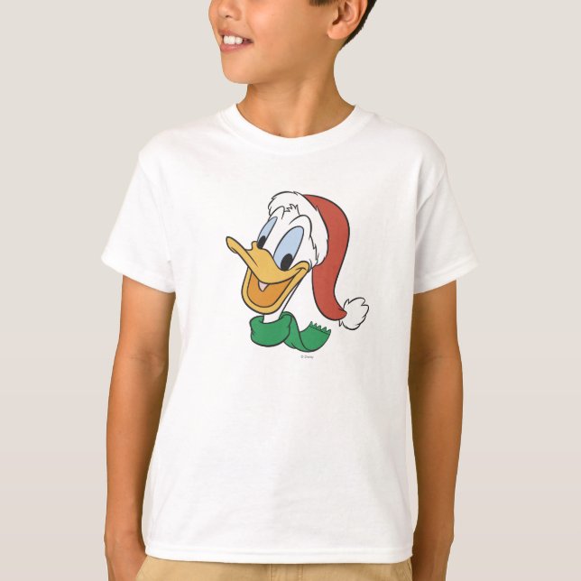 T-shirt Père Noël Donald Duck (Devant)