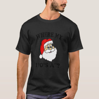 T-shirt père Noël drôle où mon mec est moche pull de noël