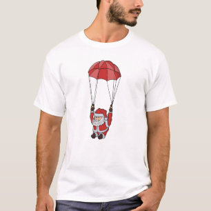 T-shirt Père Noël en parachute