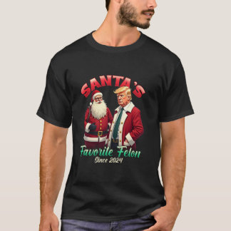 T-shirt Père Noël est le Felon favori depuis 2024 Noël Noë