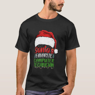 T-shirt Père Noël est le technicien informatique favori Fu