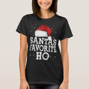 T-shirt Père Noël Favori Ho Mignonne Fêtes de Noël Pyjama