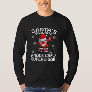 T-shirt père Noël Favorite Anode Superviseur d'équipage