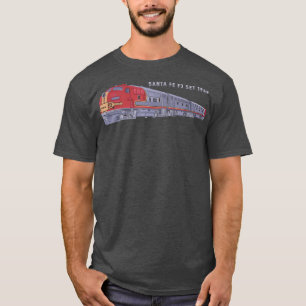 T-shirt Père Noël Fe F3 Set 1948 Carbody Locomotive Train 