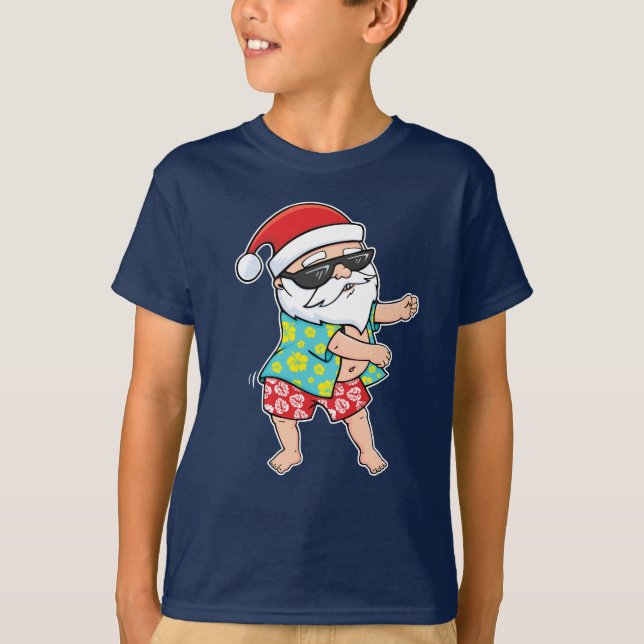 T-shirt Père Noël Flossing (Devant)