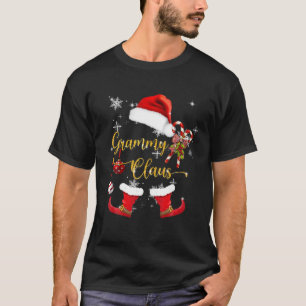 T-shirt père Noël Grammy Claus Christmas Matching Family