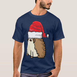 T-shirt Père Noël Hat Porter des haies Drôle Noël