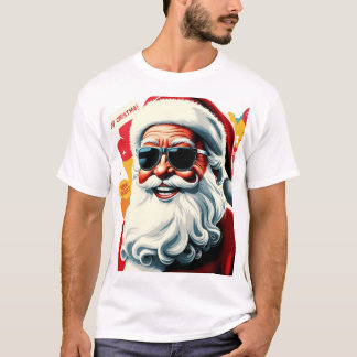 T-shirt père Noël HIPSTER