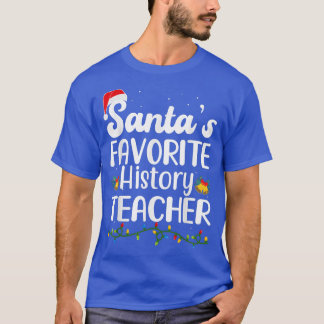 T-shirt Père Noël Histoire Favorite Enseignant Noël Noël N