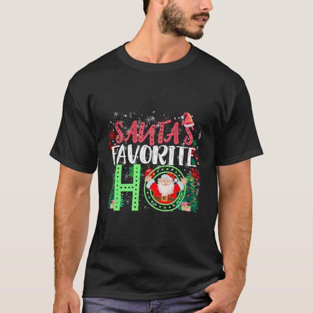 T-shirt Père Noël - Ho favori (Devant)