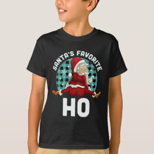 T-shirt Père Noël Ho favori - Noël Naughty Père Noël Noël