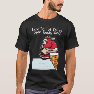 T-shirt Père Noël humoristique Badass Vilain Noël Premium