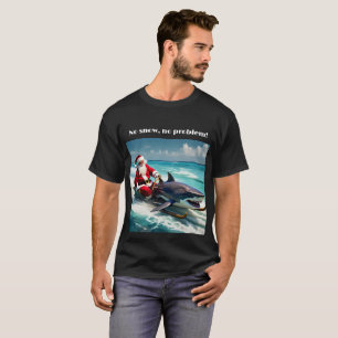 T-shirt Père Noël Jaws