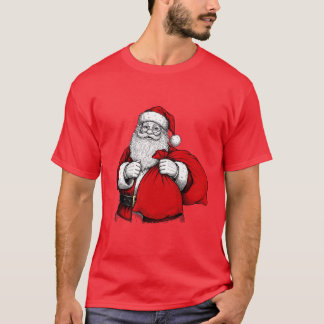 T-shirt Père Noël Jour de NoëlLangage corporel Un million