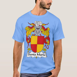 T-shirt Père Noël Maria Armoiries de la famille Crest 