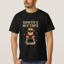 Père Noël Mixtape Pixel Art Jeu de Noël