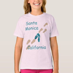 T-shirt Père Noël Monica California Flip Flops Girls T