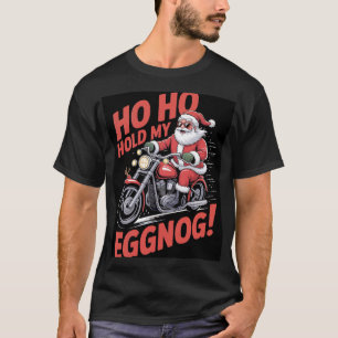 T-shirt Père Noël motard