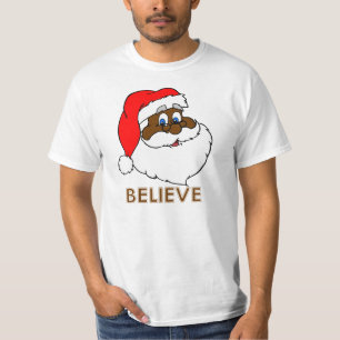 T-shirt Père Noël noir