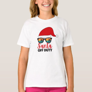 T-shirt Père Noël Off Duty Noël En Juillet