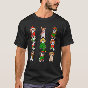 T-shirt père Noël Papillon Christmas Tree Lights ELF Rei
