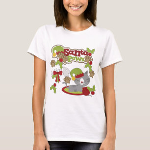 T-shirt Père Noël Paws Kitty