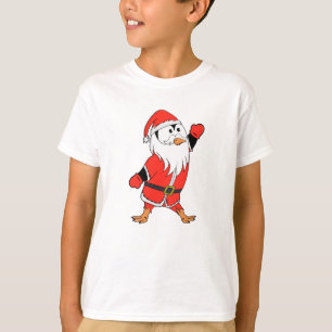 T-shirt Père Noël Penguin Prêt pour Noël