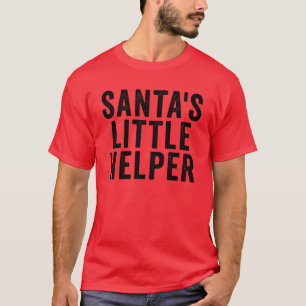 T-shirt Père Noël Petite aide Noël Enfants Santas Aide