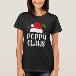 T-shirt Père Noël Poppy Noël Pyjama Famille Matching Noël