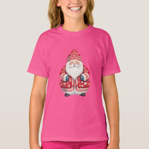 T-shirt Père Noël populaire scandinave
