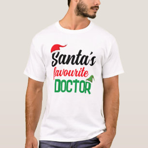 T-shirt Père Noël préféré docteur Noël elfe casquette drôl