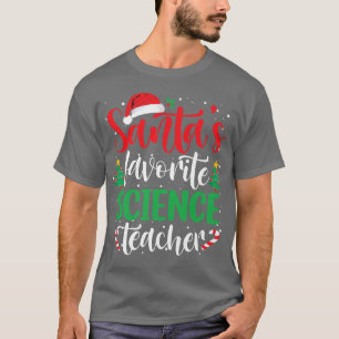 T-shirt Père Noël Professeur de sciences favori Noël Père